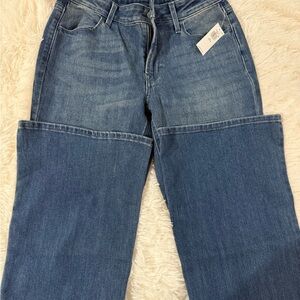 Old Navy Women's Blue Flare & Wide Leg Jeans